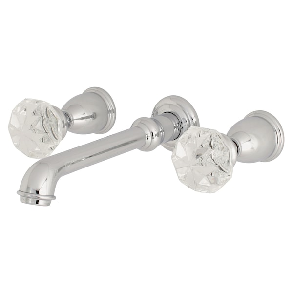 Krystal Onyx KS7121KWL Two-Handle Wall Mount Bathroom Faucet KS7121KWL - main